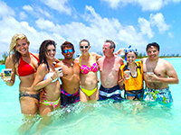 Make new friends in Cozumel with our great Snorkel Crew