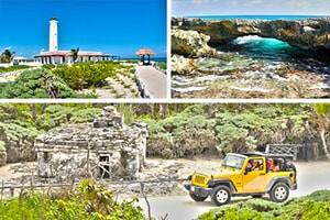 cozumel jeep tour for an adventure jeep tour and snorkel tour in cozumel mexico