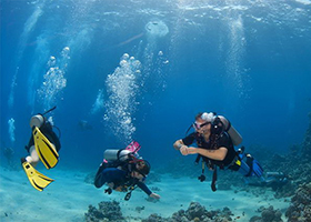 Cozumel Boat Dive in Cozumel for beginners to learn to dive COzumel Mexico